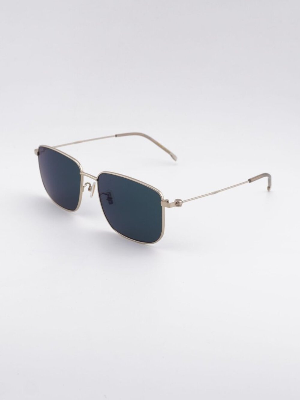 Hugo BOSS 1619/F/S 0J5G MT Sunglasses Gold Square Frame, Green Lenses